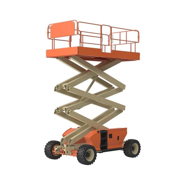 each scissor lift comes with a maximum weight capacity that should not be surpassed for safe operation